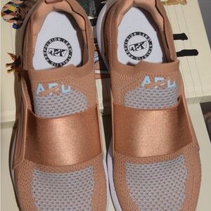 APL Tan and sky blue Sneakers